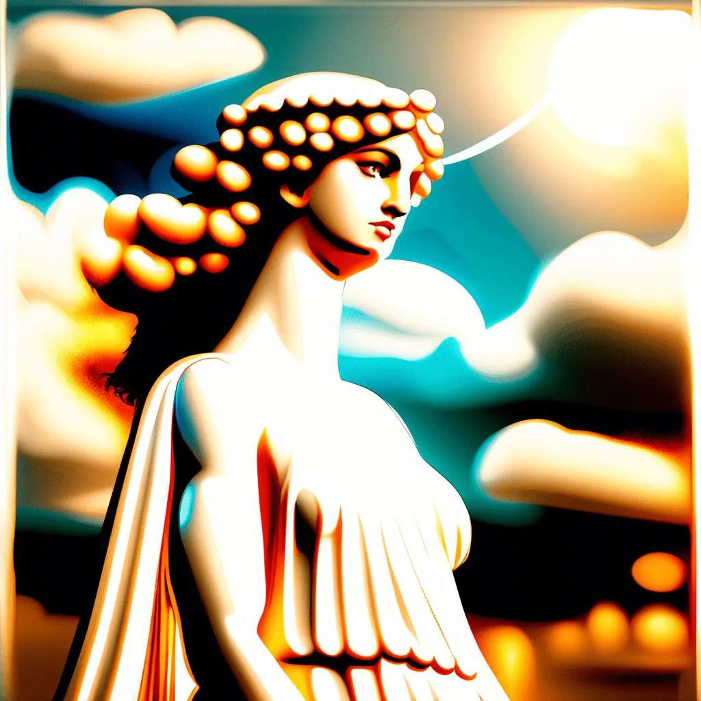 Néfele, la fascinante diosa de las nubes en la mitología griega