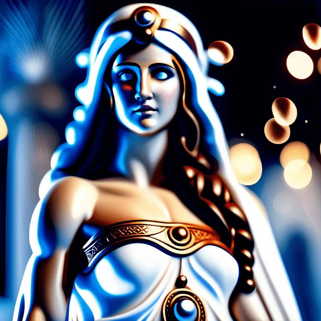 Quione, la exquisita diosa de la nieve en la mitología griega: historia y poderes divinos