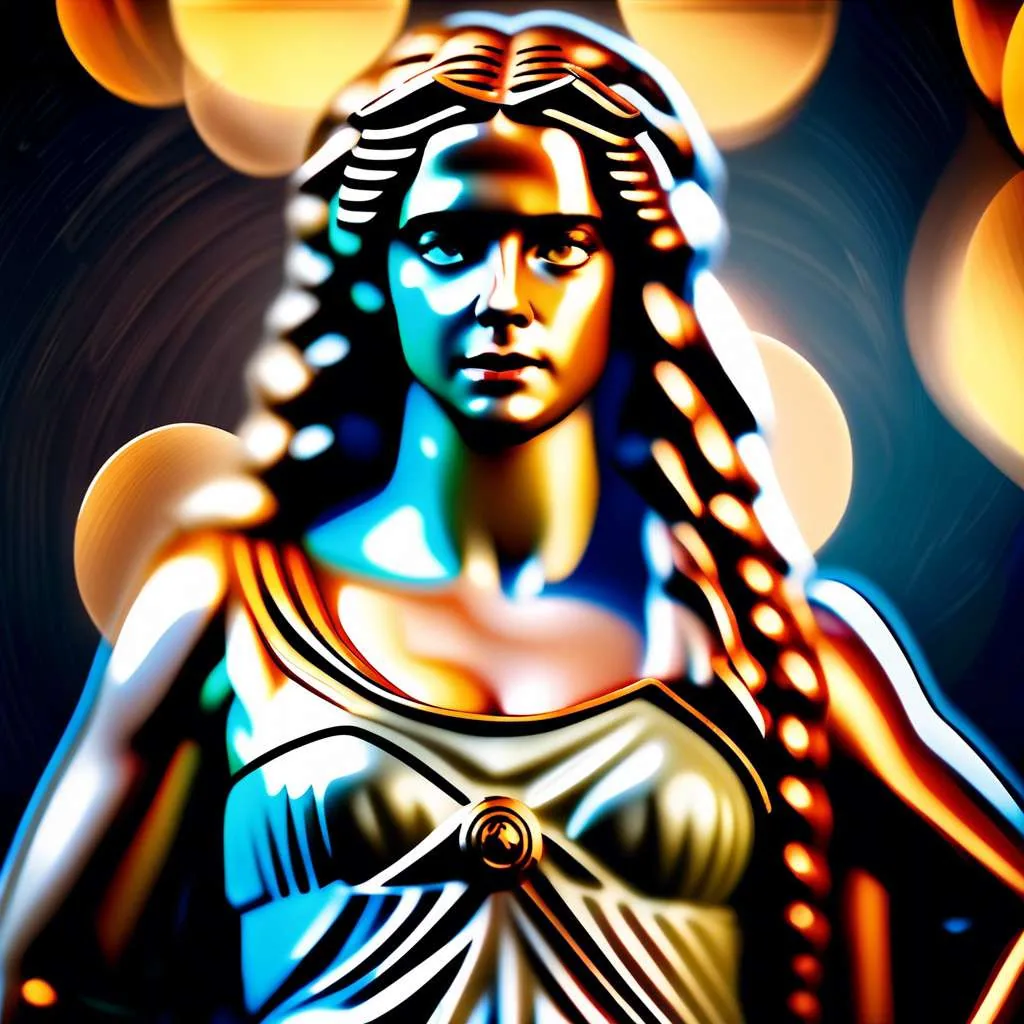 Hermíone, diosa de la mitología griega