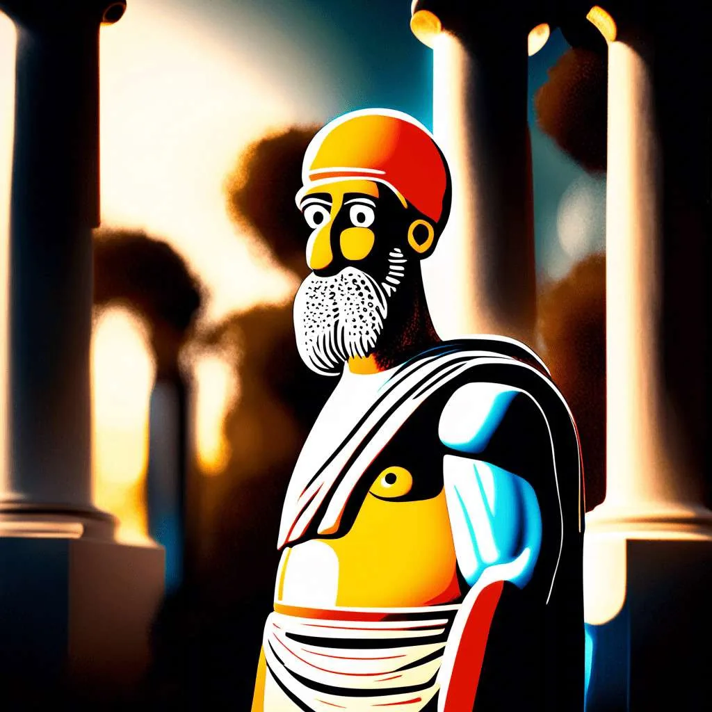 Homero, el poeta de la mitología griega