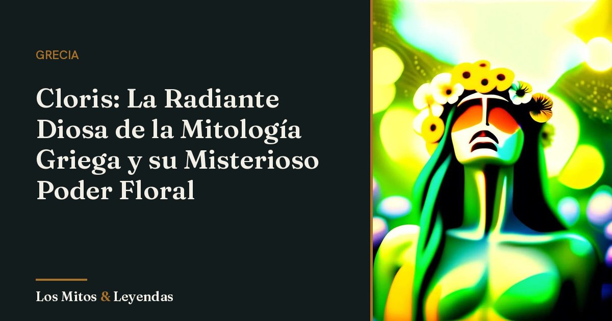 Cloris mitologia: La Diosa Floral de la Griega
